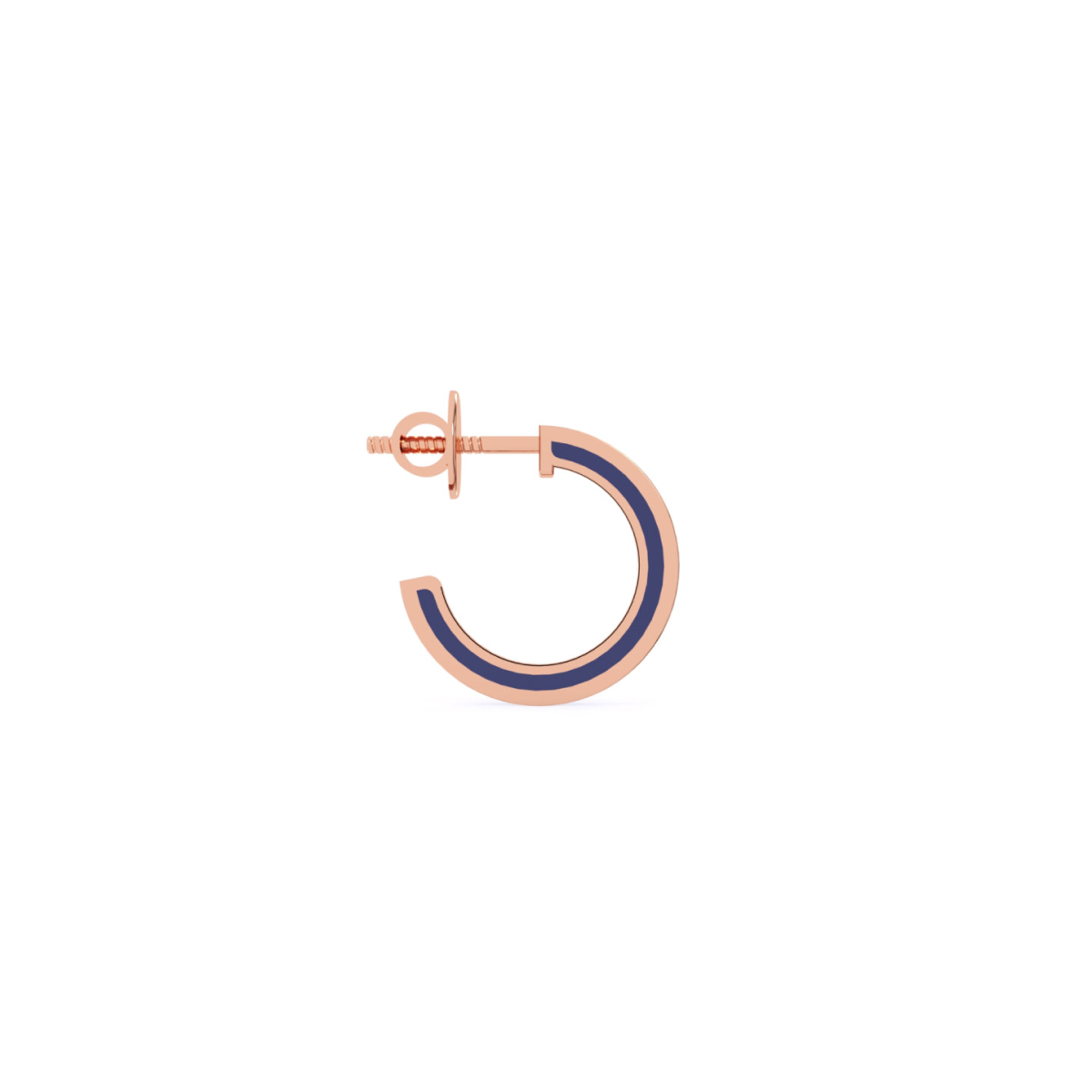 Charming Round Diamond Hoop Earrings